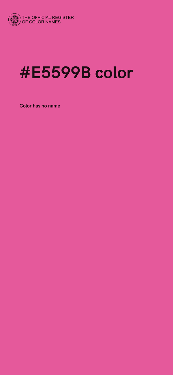 #E5599B color image