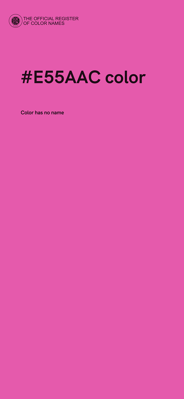 #E55AAC color image