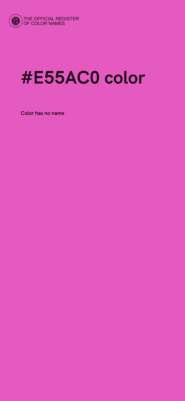 #E55AC0 color image