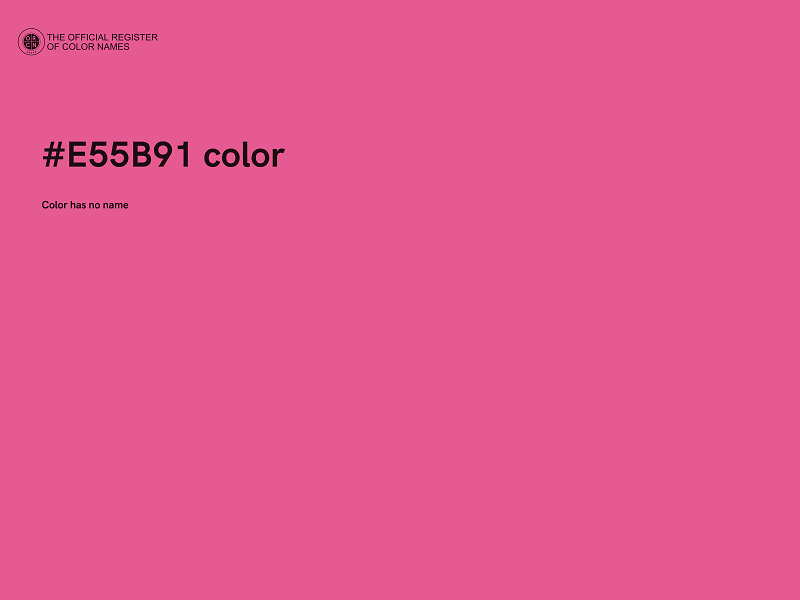 #E55B91 color image