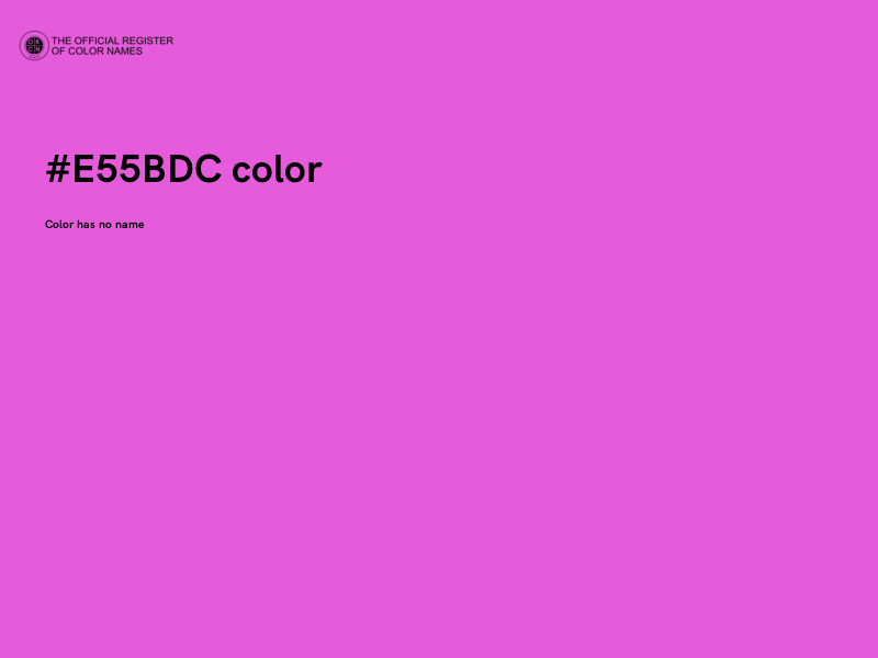 #E55BDC color image