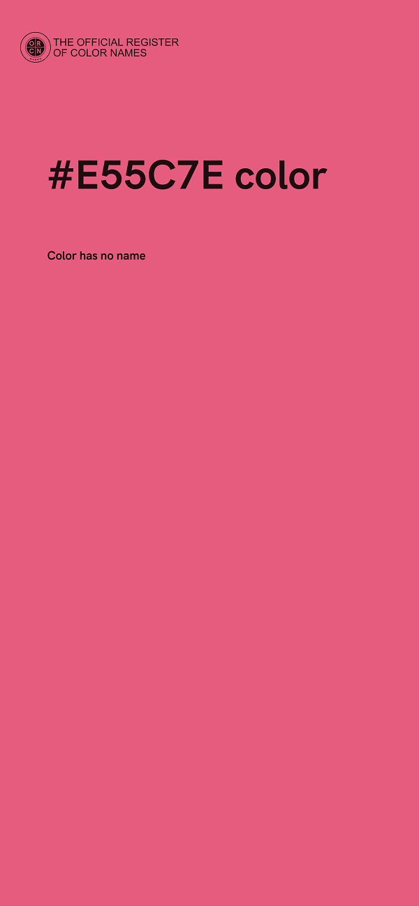 #E55C7E color image