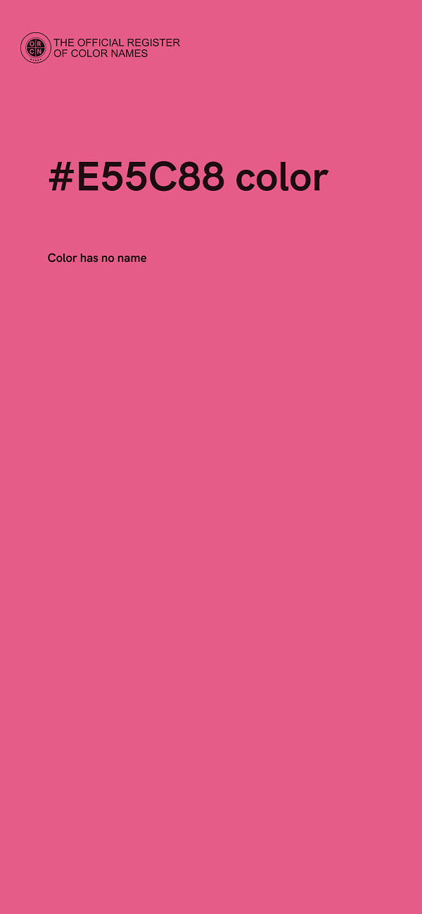 #E55C88 color image
