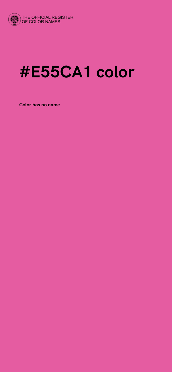 #E55CA1 color image