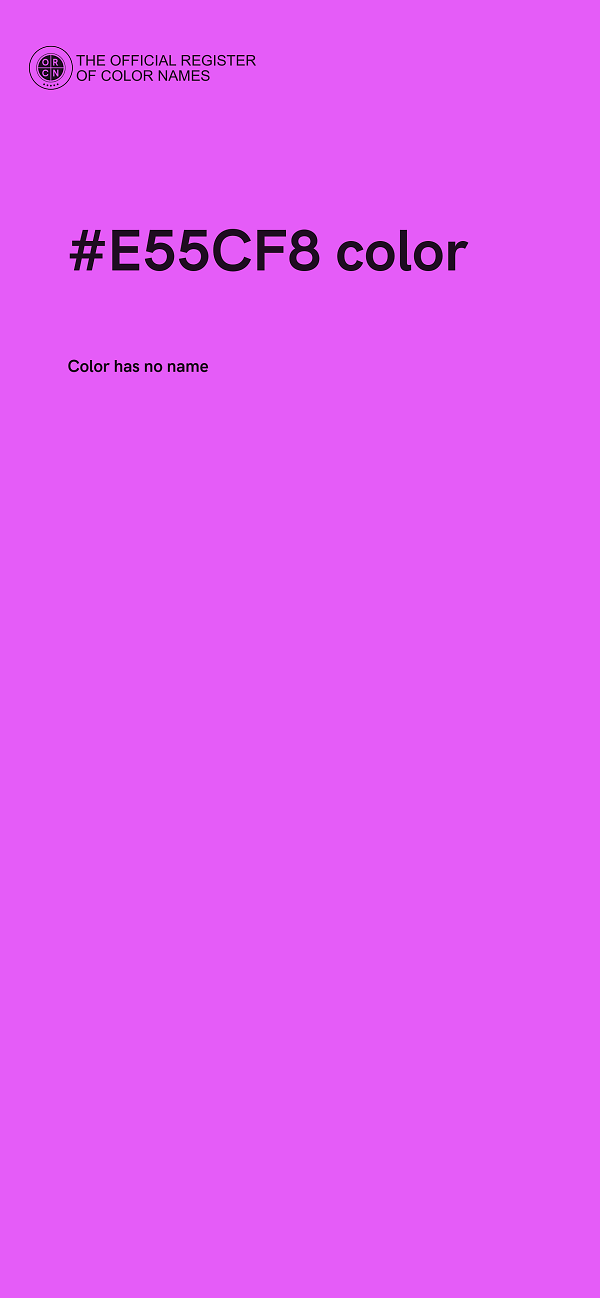 #E55CF8 color image