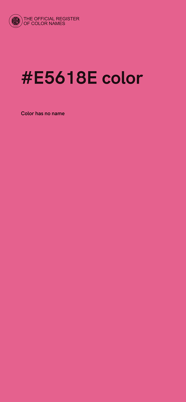 #E5618E color image