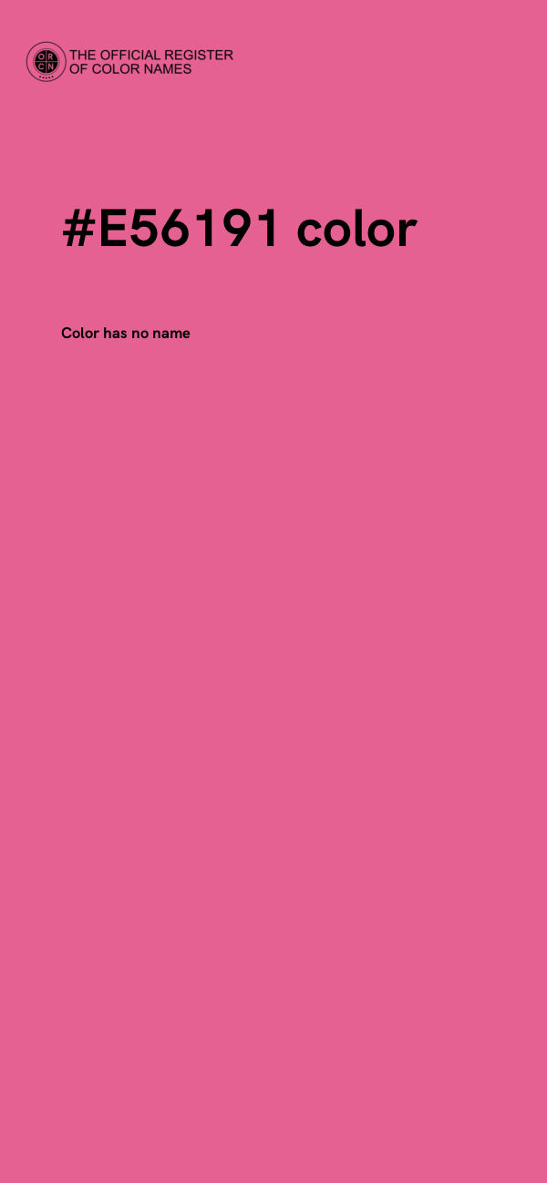 #E56191 color image