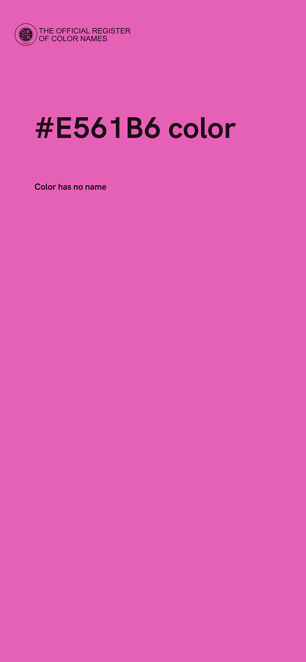 #E561B6 color image