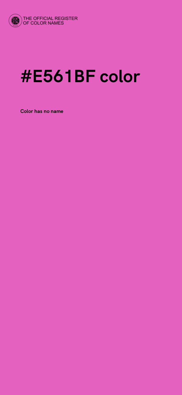 #E561BF color image