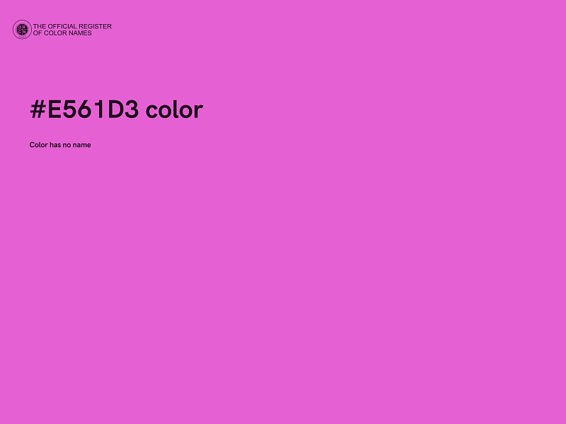 #E561D3 color image