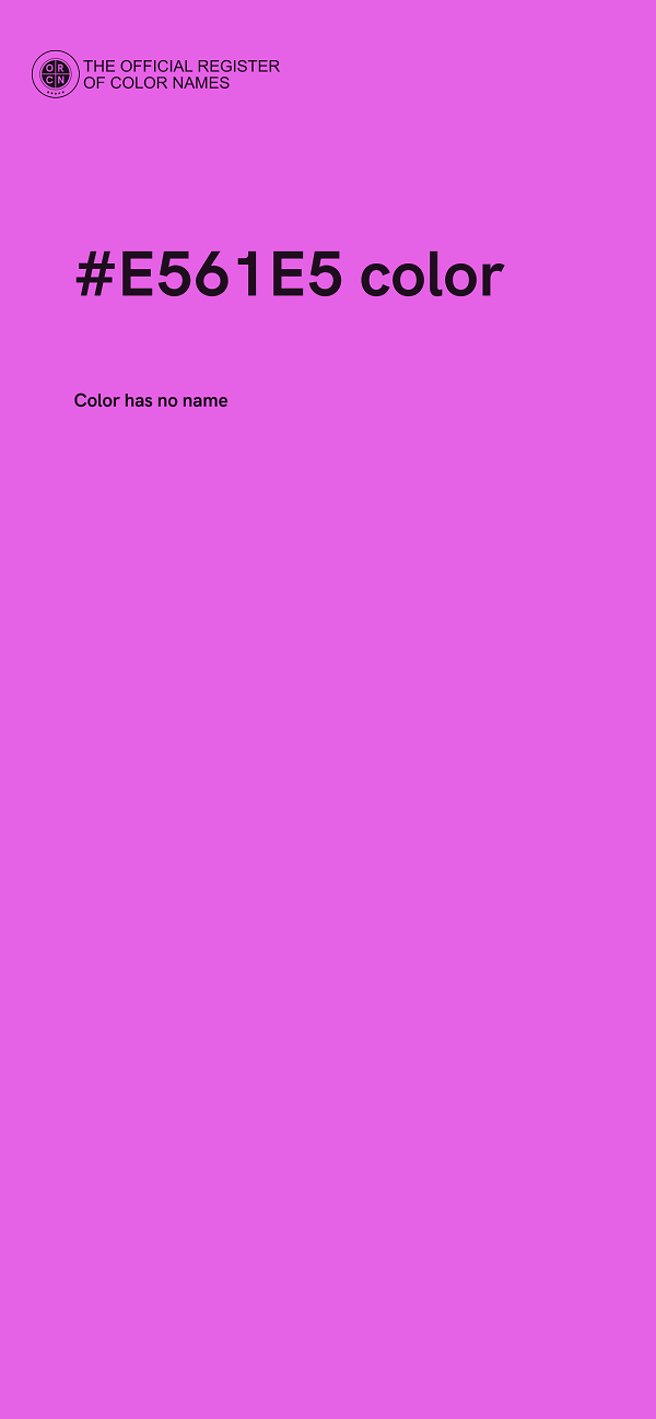 #E561E5 color image