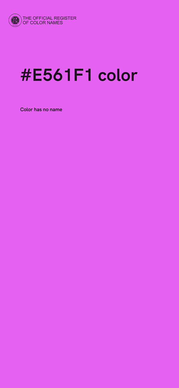 #E561F1 color image