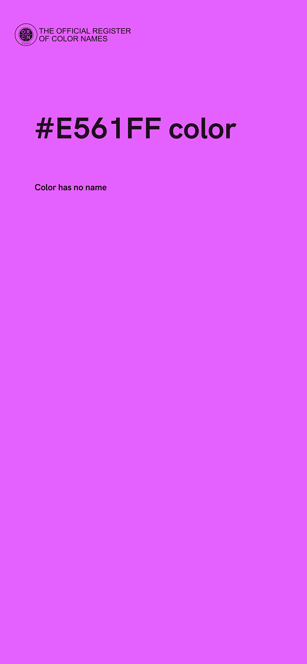 #E561FF color image