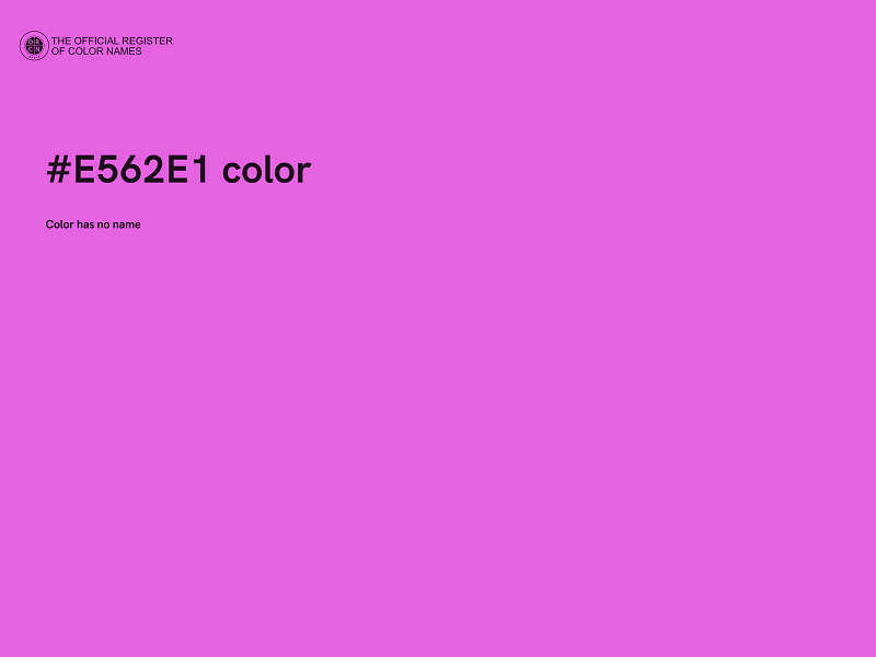 #E562E1 color image