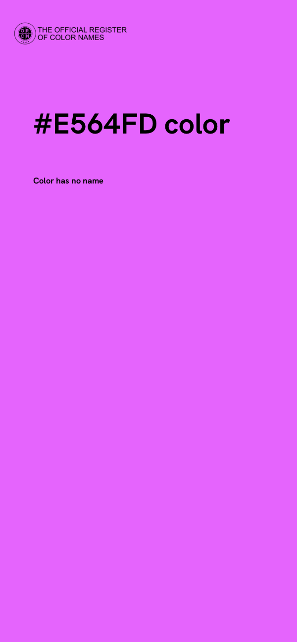 #E564FD color image