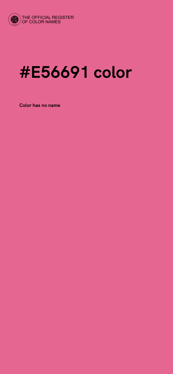#E56691 color image