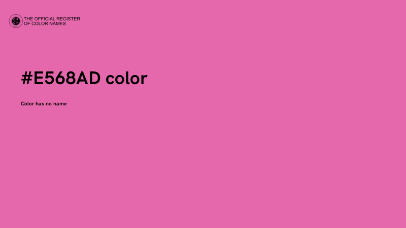 #E568AD color image