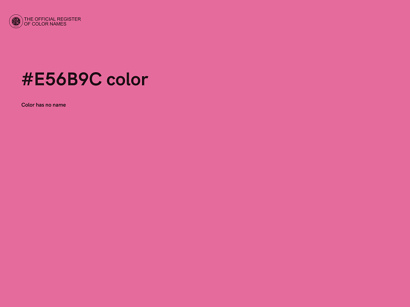 #E56B9C color image