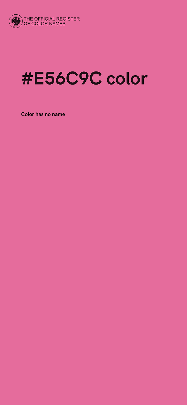#E56C9C color image