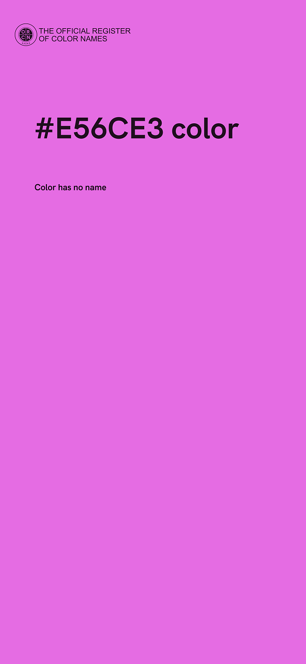 #E56CE3 color image