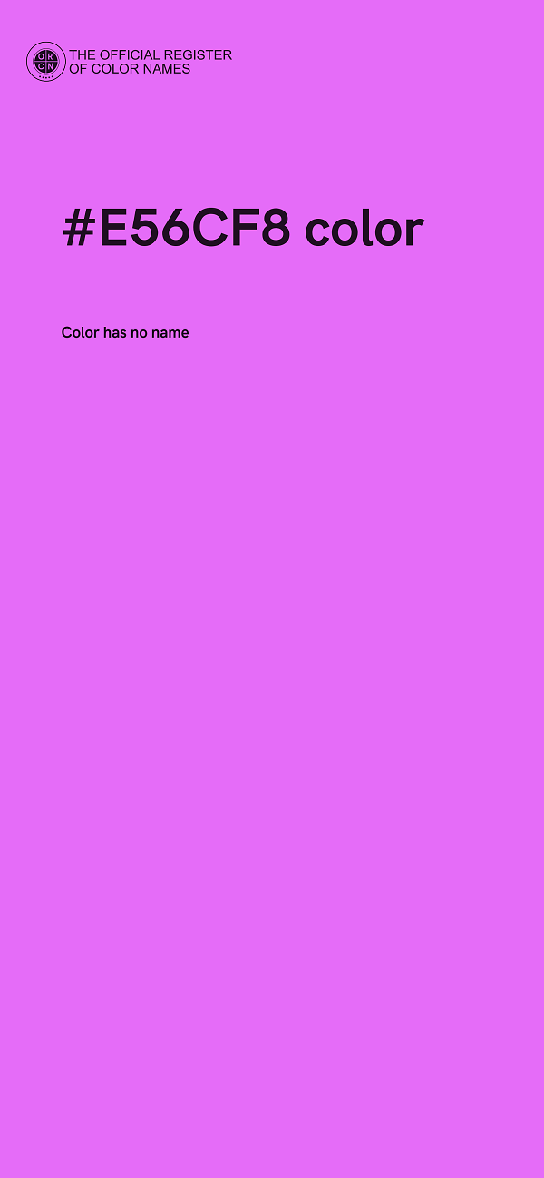 #E56CF8 color image