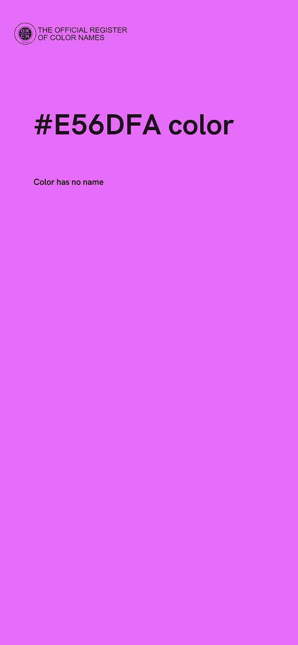 #E56DFA color image