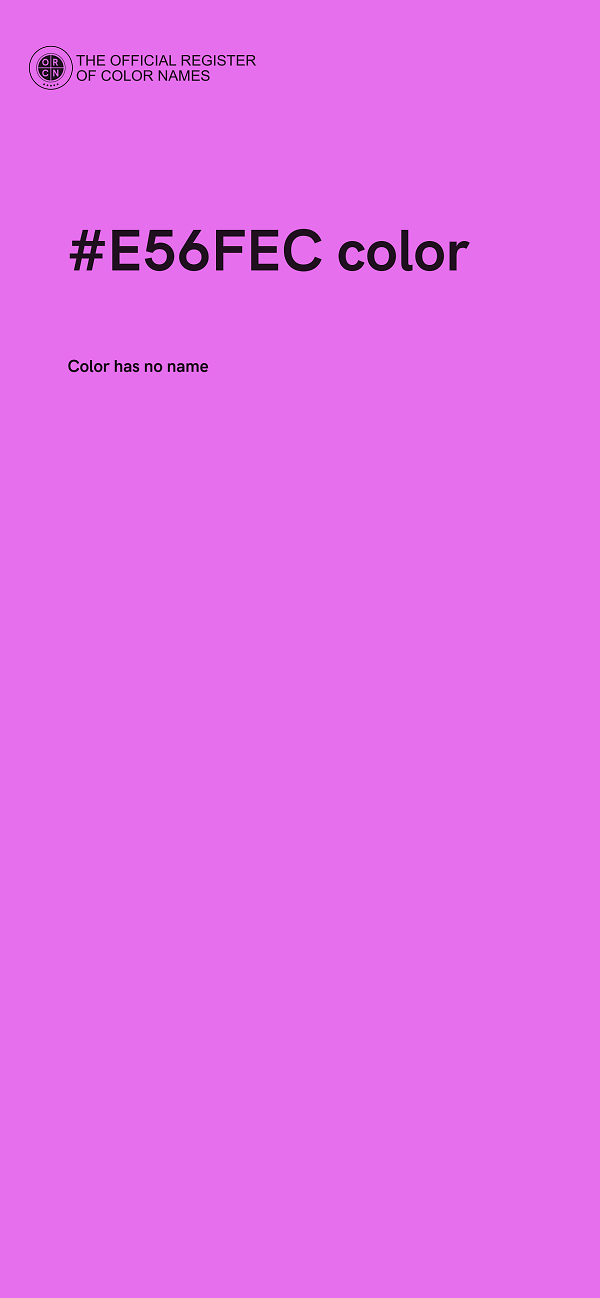 #E56FEC color image
