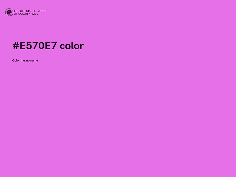 #E570E7 color image