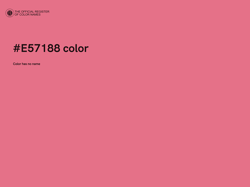 #E57188 color image
