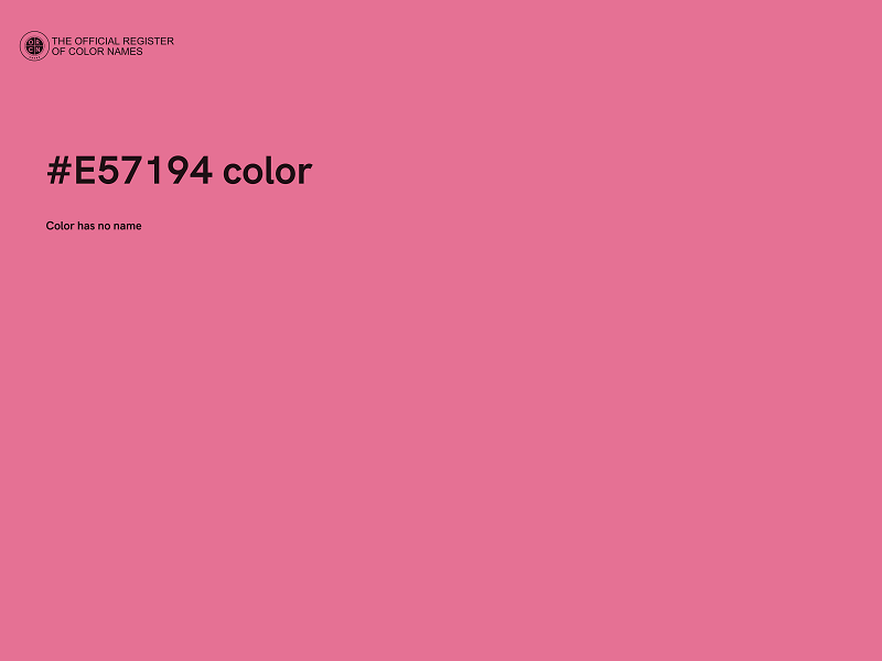 #E57194 color image