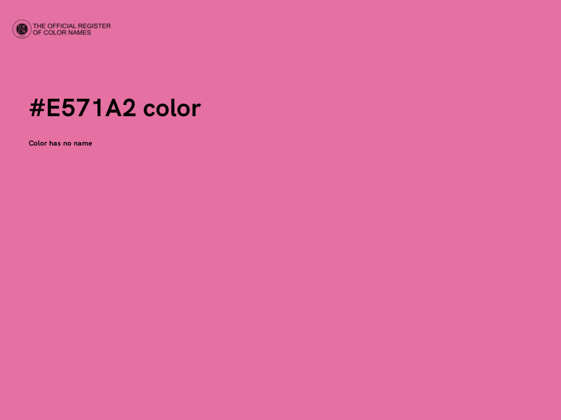 #E571A2 color image