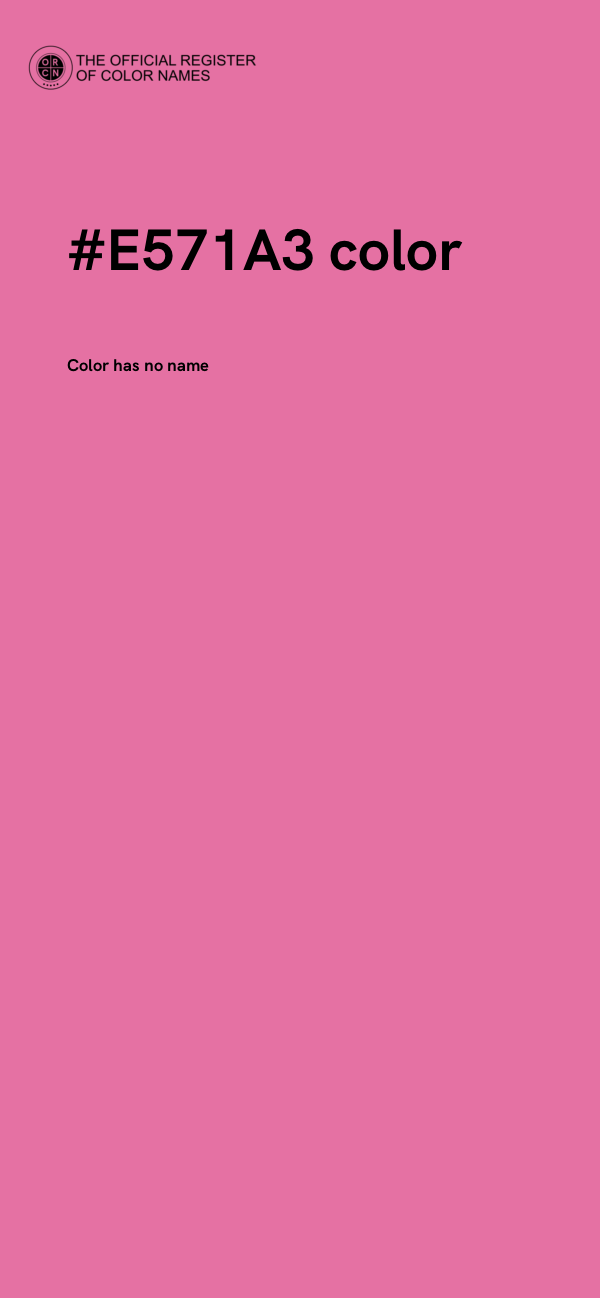 #E571A3 color image