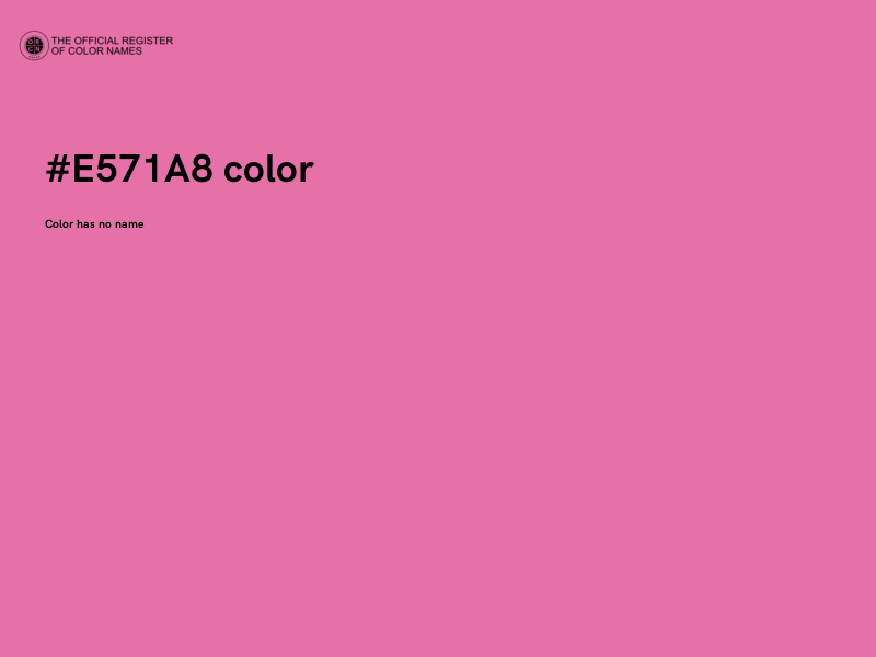 #E571A8 color image