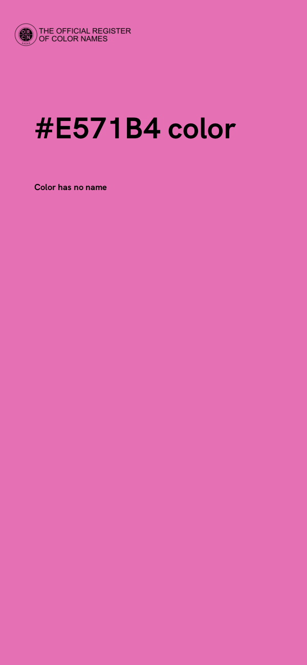 #E571B4 color image