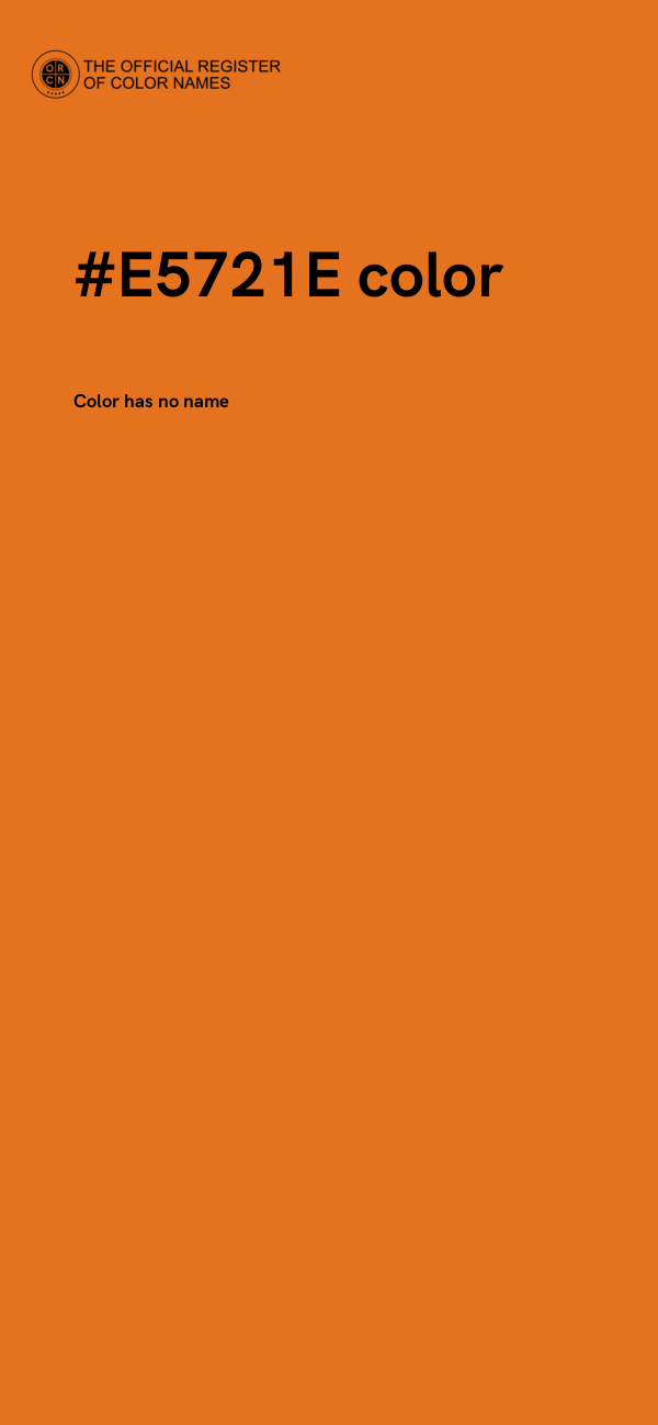 #E5721E color image
