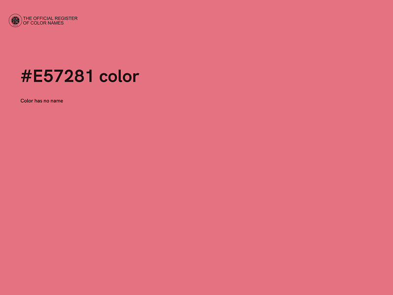 #E57281 color image