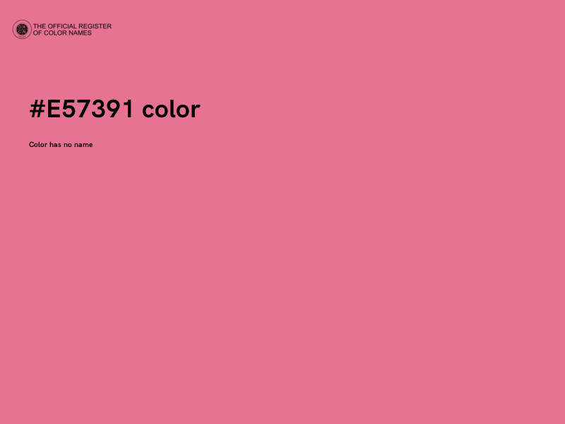 #E57391 color image