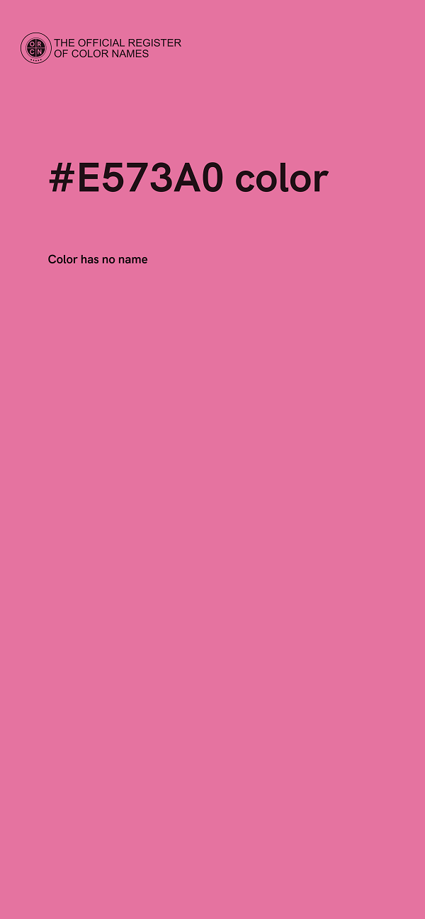 #E573A0 color image