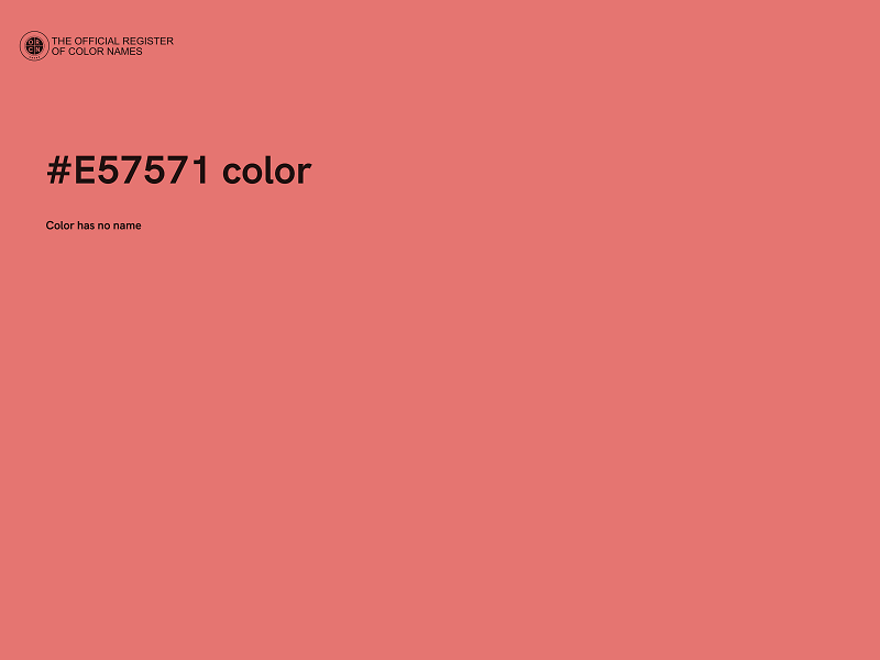 #E57571 color image