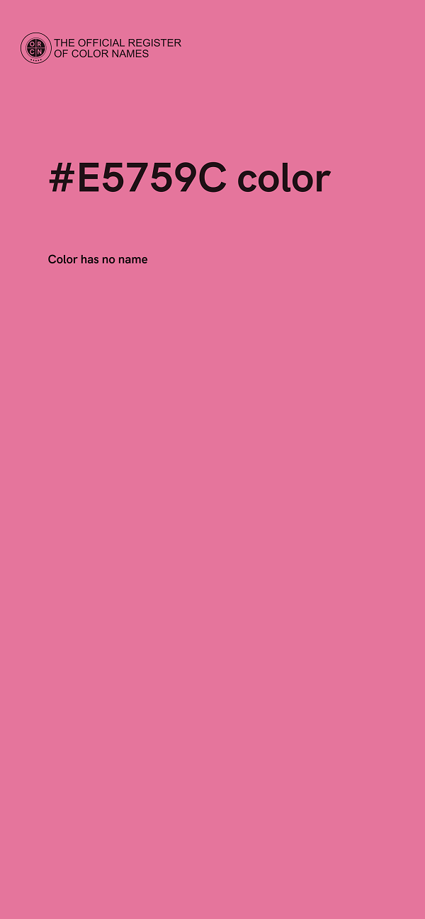 #E5759C color image