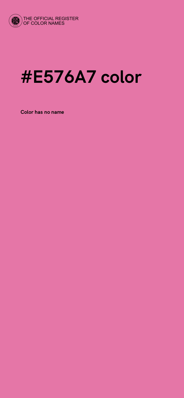 #E576A7 color image