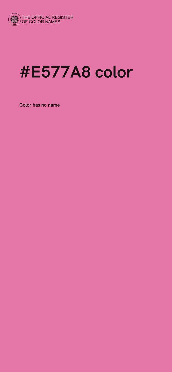 #E577A8 color image