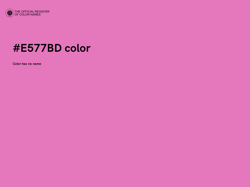 #E577BD color image
