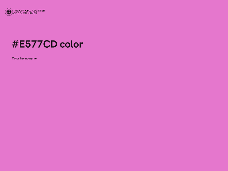 #E577CD color image