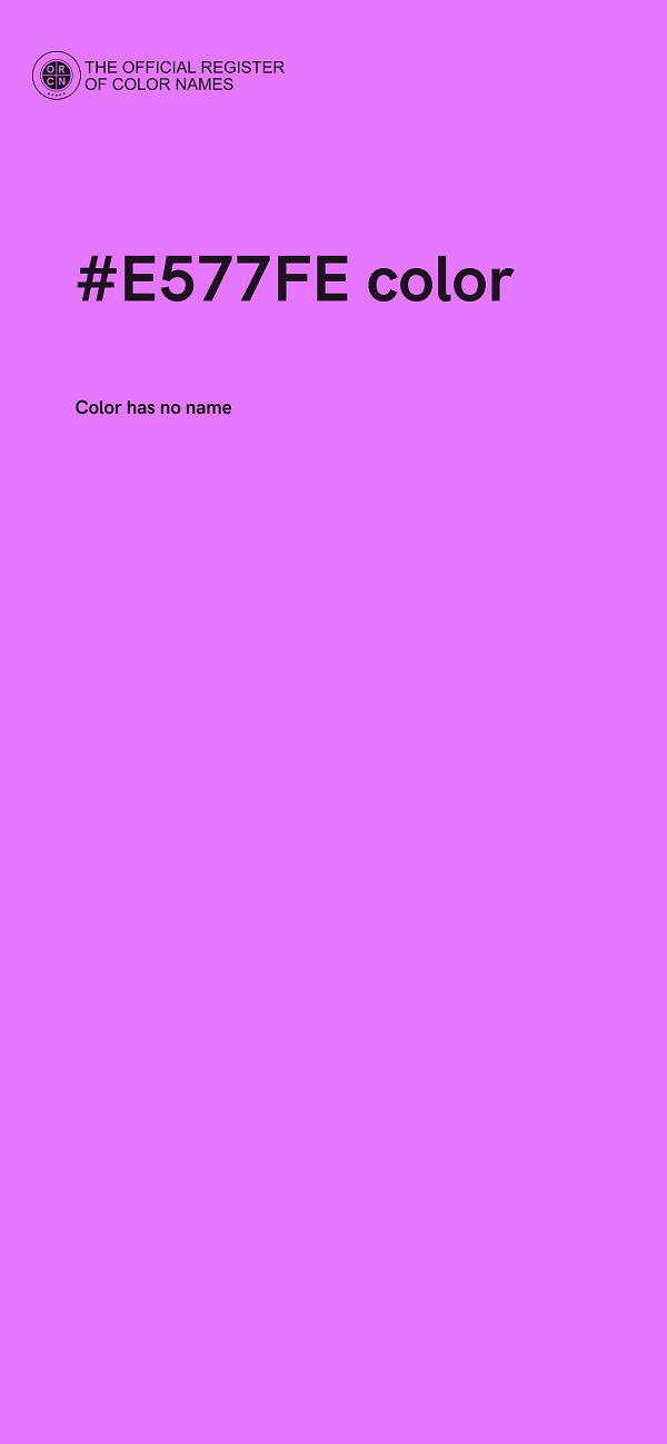 #E577FE color image