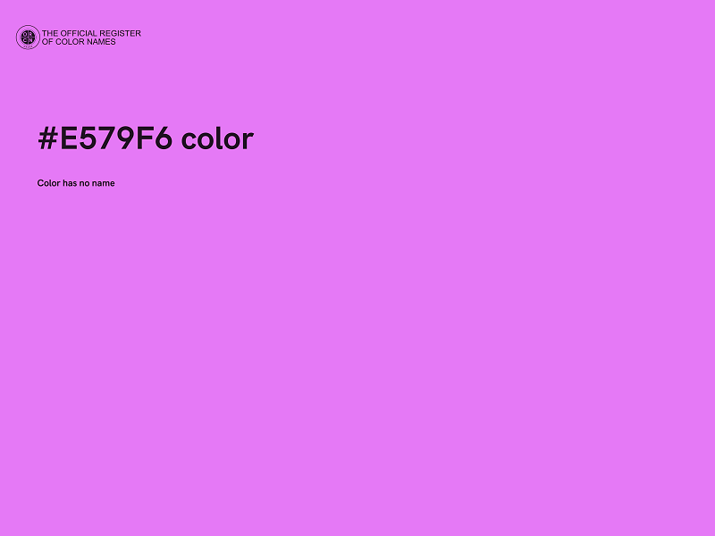 #E579F6 color image