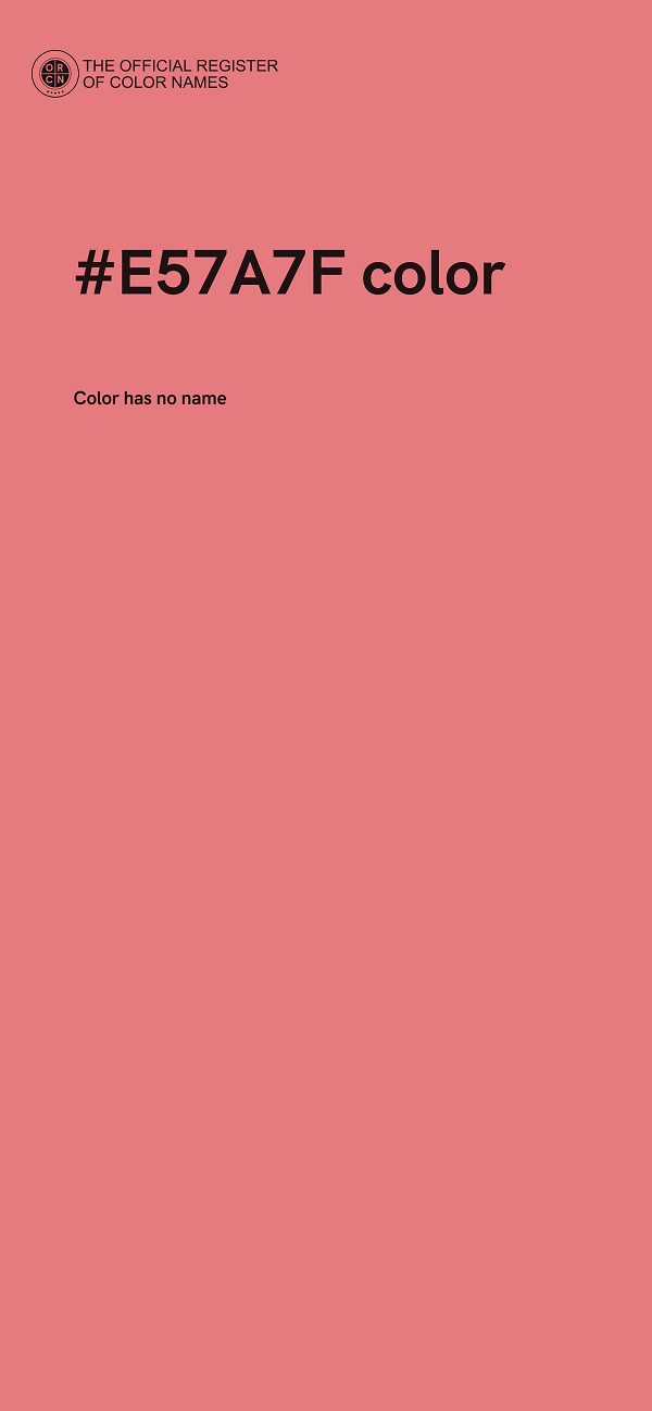 #E57A7F color image