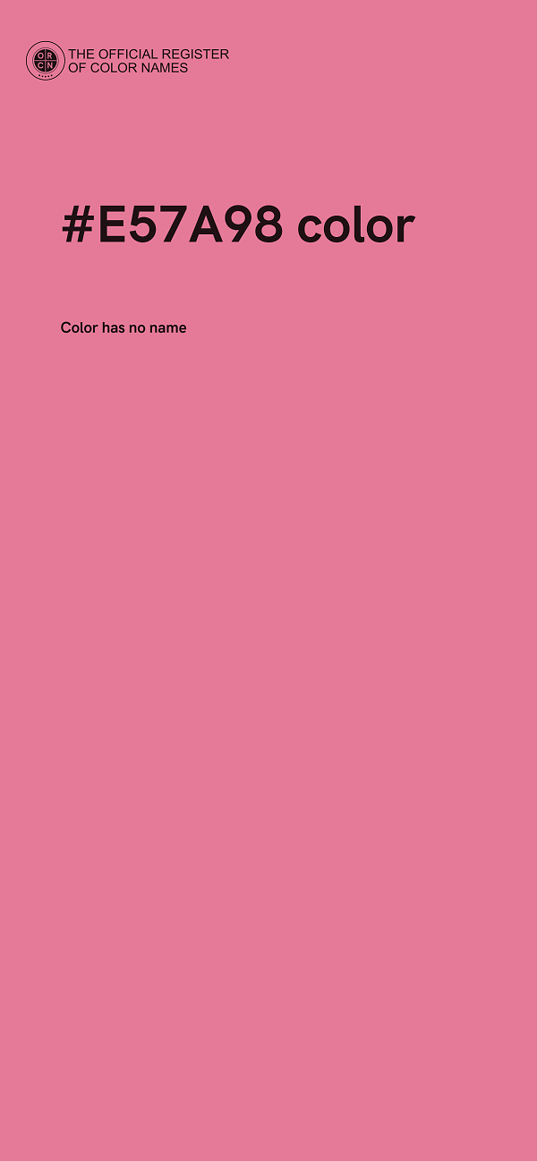 #E57A98 color image