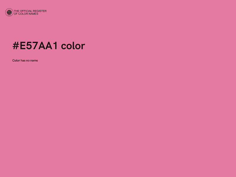 #E57AA1 color image