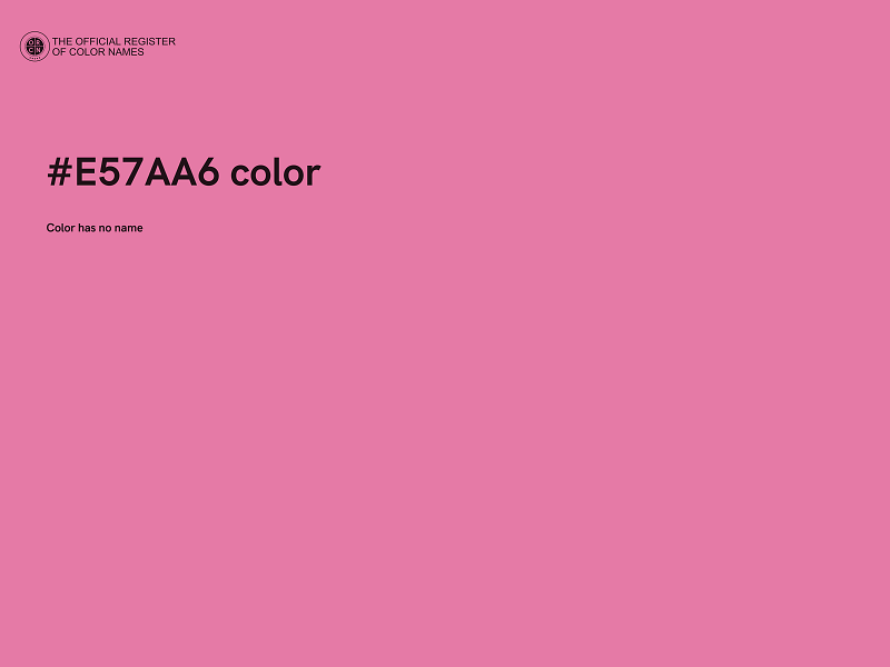 #E57AA6 color image
